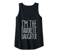Mujer I'm The Favorite Daughter Camisa Mujer Niña Niño Favorito Camiseta sin Mangas