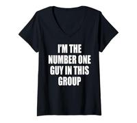 Mujer I'm The Number One Guy In This Group Camiseta Cuello V