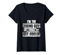 Mujer I'm The Sound Guy Sound Guy - Ingeniero de Sonido Camiseta Cuello V