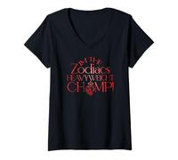 Mujer I'm The Zodiacs HEAVYWEICHT Champ Camiseta Cuello V