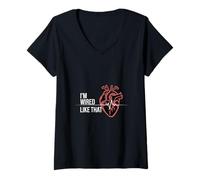 Mujer I'm Wired Like That Heart Surgery Recovery - Camiseta Cuello V