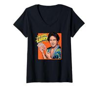 Mujer I'm with Larry Funny Three's Company Bachelor Camiseta Cuello V