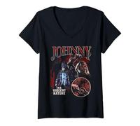 Mujer In A Violent Nature Johnny Bootleg Style Camiseta Cuello V