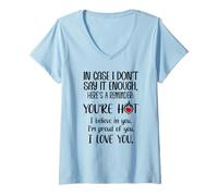 Mujer In Case I Don't Say It Enough Couples Romantic Husband Wife Camiseta Cuello V