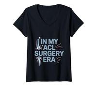 Mujer In My ACL Surgery Era Knee Injury Recovery Athlete -- Camiseta Cuello V