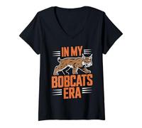 Mujer In My Bobcats Era School Spirit Team Pride Mascot Camiseta Cuello V