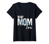 Mujer In My Boy Mom Era Women Boy Mom Merch,Outnumbered by Boys Camiseta Cuello V