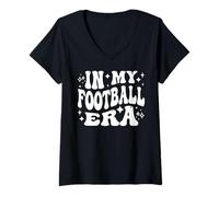 Mujer In My Football Era Sports Game Football Day Fan Team Pride Camiseta Cuello V