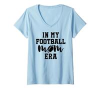 Mujer In My Football Mom Era Cheer Sports Game Day Football Mama Camiseta Cuello V