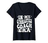 Mujer In My Gymnastics Coach Era, Instructor, Tumbling Teacher Camiseta Cuello V
