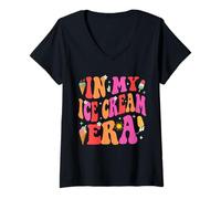 Mujer In My Ice Cream Era Summer Lover Party Day Kids Men Women Camiseta Cuello V