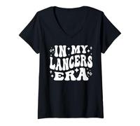 Mujer In My Lancers Era, School Spirit, Sports Team Fan Camiseta Cuello V