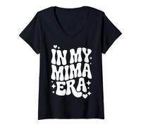 Mujer In My Mima Era, Funny Beloved Grandma Apodo Camiseta Cuello V