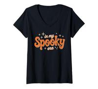 Mujer In My Spooky Era Halloween Vibes Camiseta Cuello V
