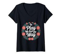 Mujer In Play We Find The Way Profesor de Educación Física - Camiseta Cuello V