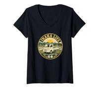 Mujer Inaka Life Japón Camión Camión Rural Recuerdo Japonés Camiseta Cuello V