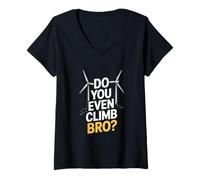 Mujer ¿Incluso subes, Hermano? Divertido Dicho sobre la turbina Camiseta Cuello V