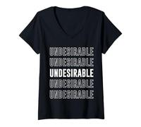 Mujer Indeseable Camiseta Cuello V