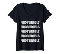 Mujer Indeseable Camiseta Cuello V