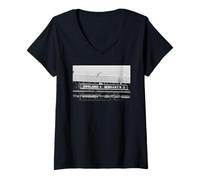 Mujer Inglaterra W Alemania Copa Mundial Final Marcador de fútbol 1966 Camiseta Cuello V