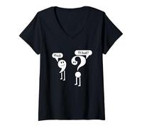 Mujer Inglés Gramática Puntuación Profesor Estudiante Inglés Mayor Camiseta Cuello V