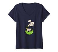 Mujer Ink Addict Ink Love en lo Profundo de la Piel Camiseta Cuello V
