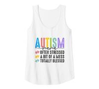 Mujer Inspiración de piezas de rompecabezas para concienciar sobre el autismo de Austin Mama Camiseta sin Mangas