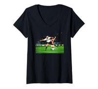 Mujer Inter de Milán Alemania Jurgen Klinsmann Copa EUFA Fútbol Camiseta Cuello V
