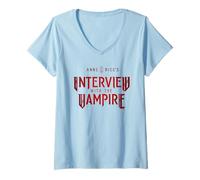 Mujer Interview with The Vampire Red Logo Camiseta Cuello V