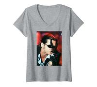 Mujer INXS Michael Hutchence Live 1997 Elegantemente desperdiciado World Tour Camiseta Cuello V