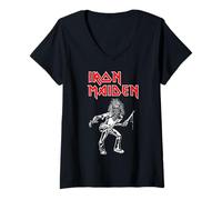 Mujer Iron Maiden 1980 Autumn Tour Camiseta Cuello V