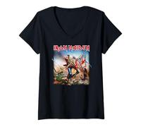 Mujer Iron Maiden - The Trooper Camiseta Cuello V
