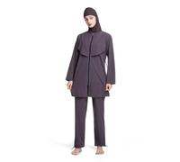 Mujer Islámica Trajes de baño Conservadora Traje de baño Ropa de Playa Burkini Mujeres Musulmanes Burkini Traje de baño Manga Larga Hijab Tops Cap Bañadores Traje de Baño Comodidad