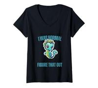 Mujer It is Not My Fault You Thought I Was Normal; camiseta de hipocampo Camiseta Cuello V