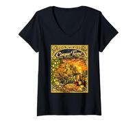 Mujer Italia Cinque Terre Viajes a Italia Viajes Cinque Terre Camiseta Cuello V