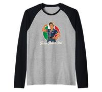 Mujer Italiana Feroz Herencia Italiana del Alma Camiseta Manga Raglan