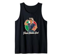 Mujer Italiana Feroz Herencia Italiana del Alma Camiseta sin Mangas
