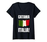 Mujer Italy Catania Camiseta Cuello V