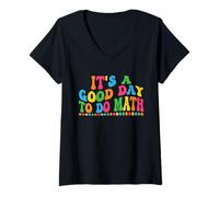 Mujer Its A Good Day To Do Math Inspirational Teacher Women Kids Camiseta Cuello V