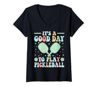 Mujer It's A Good Day To Play Pickleball Girls Man Women Camiseta Cuello V