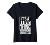 Mujer It's A Lloyd Thing You Wouldn't Understand Surname Name Camiseta Cuello V