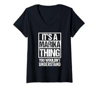 Mujer It's A Marika Thing You Wouldn't Understand First Name Camiseta Cuello V