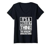 Mujer It's A Massey Thing You Wouldn't Understand Camiseta Cuello V