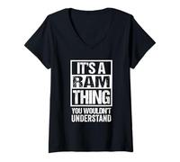 Mujer It's A Ram Thing You Wouldn't Understand Surname Name Camiseta Cuello V