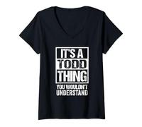 Mujer It's A Todd Thing You Wouldn't Understand Camiseta Cuello V
