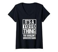 Mujer It's A Toto Thing You Wouldn't Understand First Name Camiseta Cuello V
