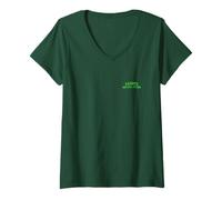 Mujer It's Always Sunny Front Back Paddy's Pub City Logo TV Show Camiseta Cuello V