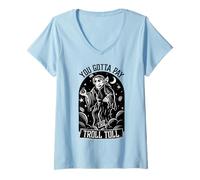 Mujer It's Always Sunny In Philadelphia You Gotta Pay The Troll Camiseta Cuello V