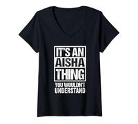 Mujer It's An Aisha Thing You Wouldn't Understand First Name Camiseta Cuello V