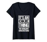 Mujer It's An Okie Thing You Wouldn't Understand Oklahoma Okies Camiseta Cuello V